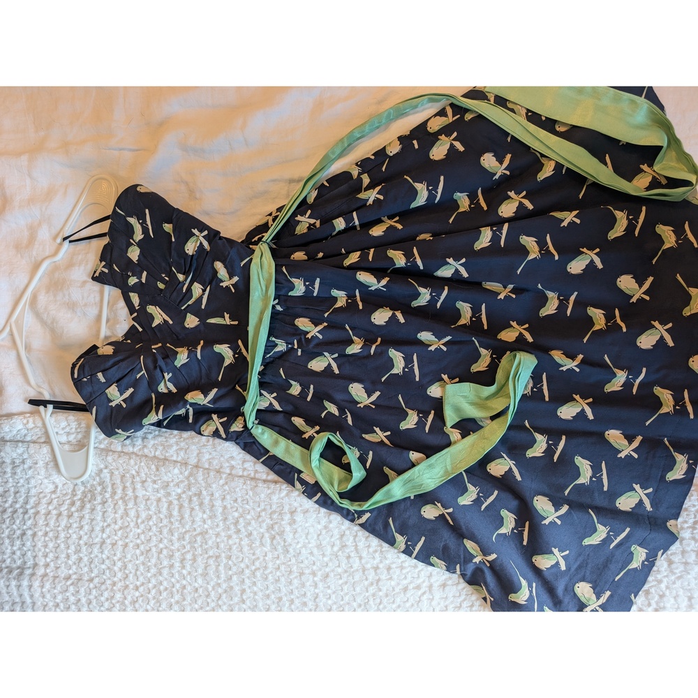 Anthropologie Porridge sing sweetly strapless cotton dress